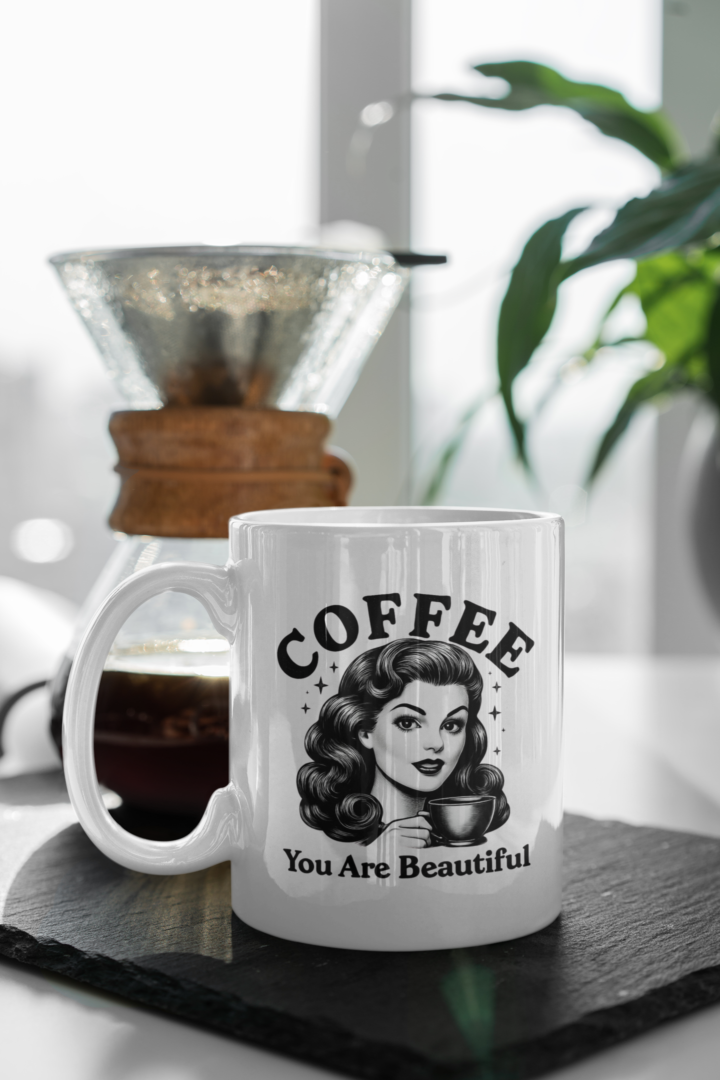 Coffee – You Are Beautiful Mug | Vintage Coffee Gift