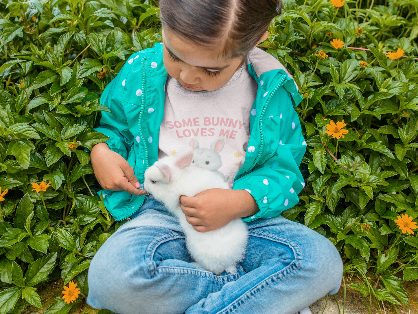 Kids Easter T-Shirt – “Some Bunny Loves Me”