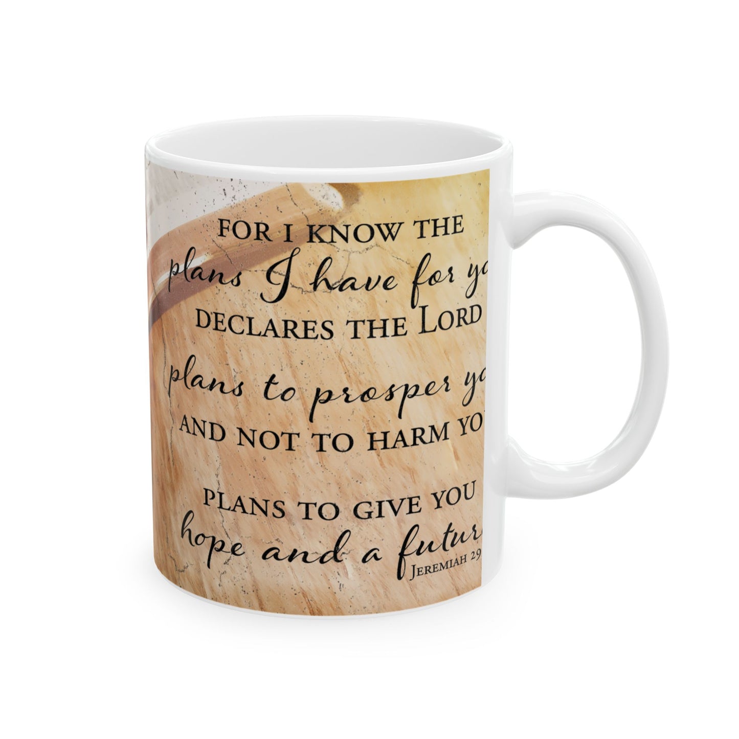 “For I Know the Plans I Have for You” Scripture Mug